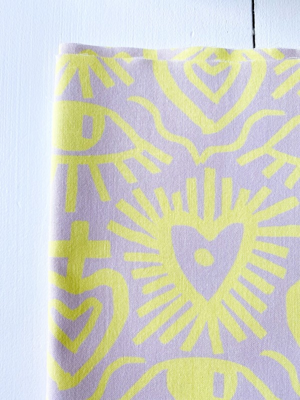 Coupon Exvoto Jaune Popeline 50X155 cm