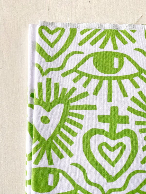 Coupon Exvoto Vert Popeline 50X155 cm