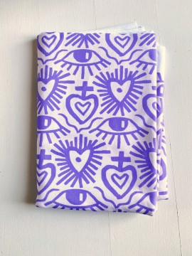 Coupon Exvoto Mauve French Terry 86X145 cm