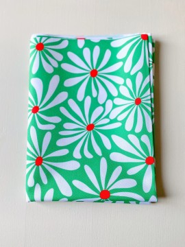 Coupon Flower Beach Vert Tissu Imperméable 50X155 cm