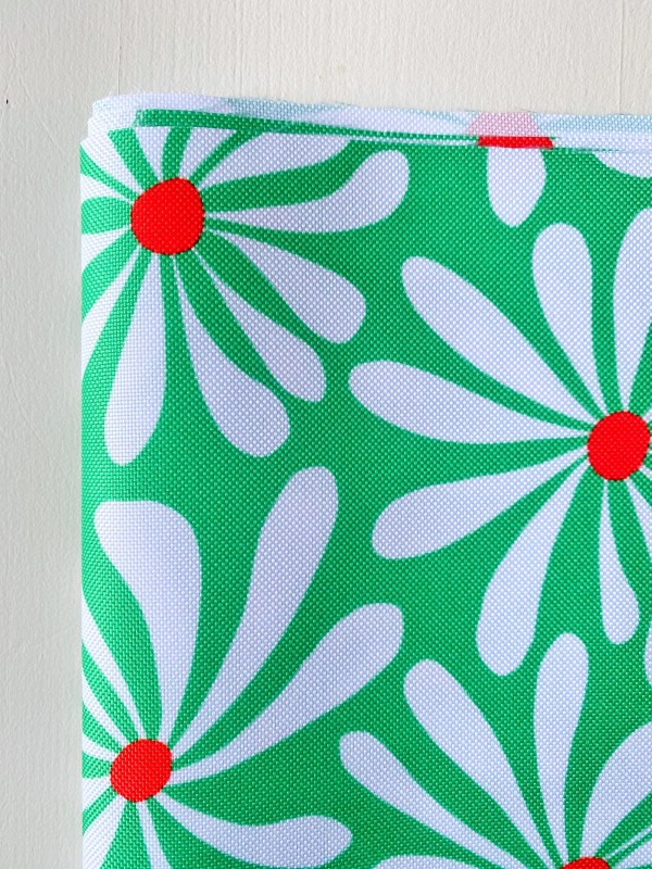 Coupon Flower Beach Vert Tissu Imperméable 50X155 cm