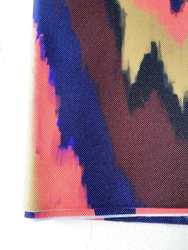 Coupon Frequences Corail D'Hiver Tissu Imperméable 50X155 cm