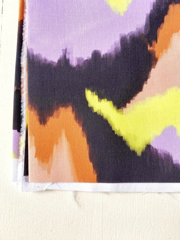 Coupon Frequences Marron Popeline 140X155 cm