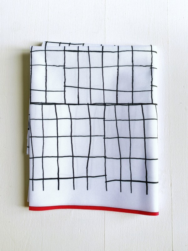 Coupon Grades Noir Et Blanc Tissu Imperméable 40X155 cm