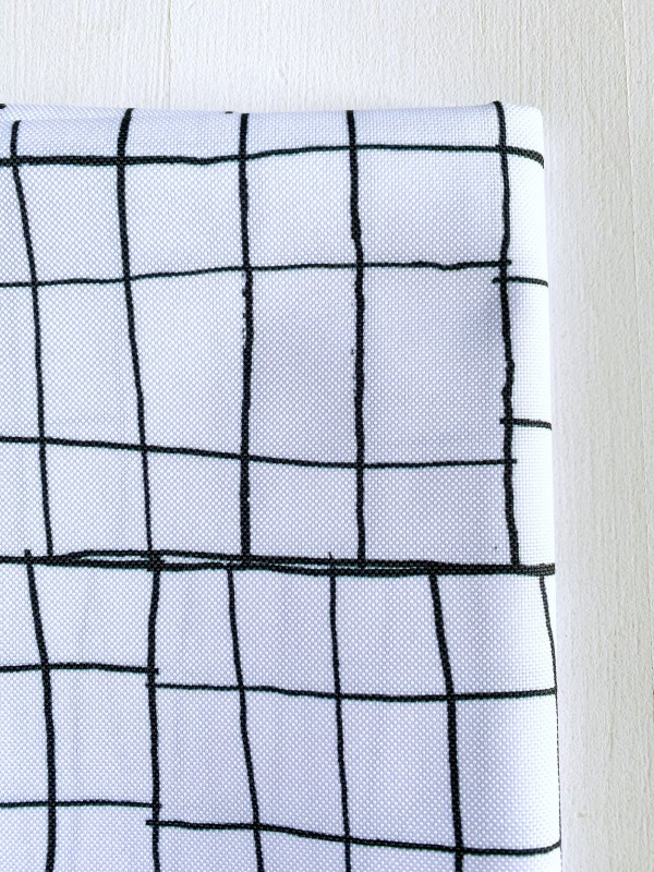 Coupon Grades Noir Et Blanc Tissu Imperméable 40X155 cm
