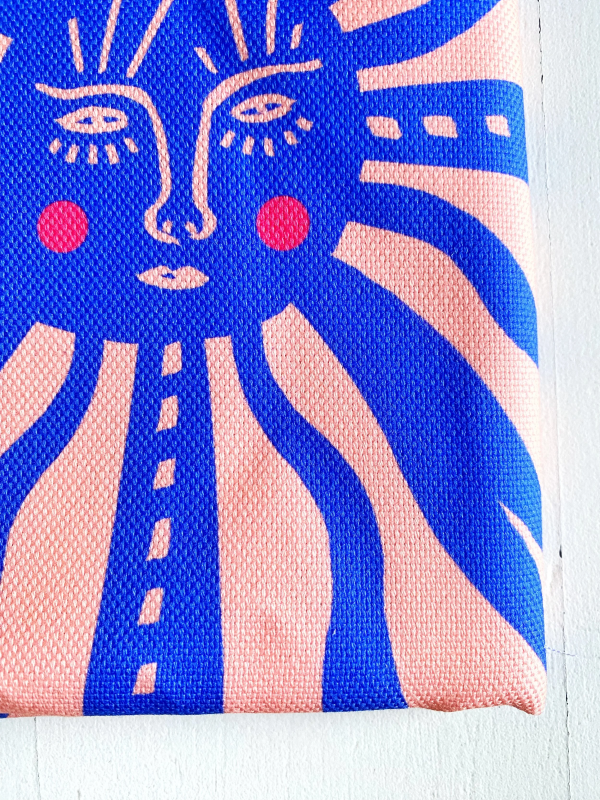 Coupon Le Soleil Bleu Panama 50X145 cm