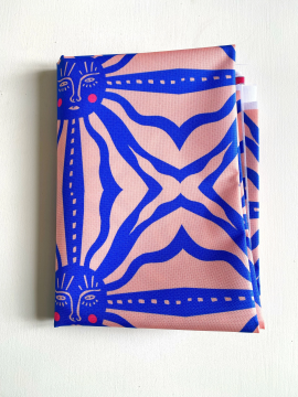 Coupon Le Soleil Bleu Tissu Imperméable 50X155 cm
