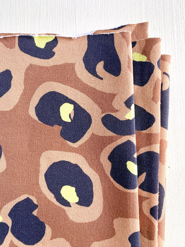 Coupon Leonardo Camel French Terry 49X145 cm