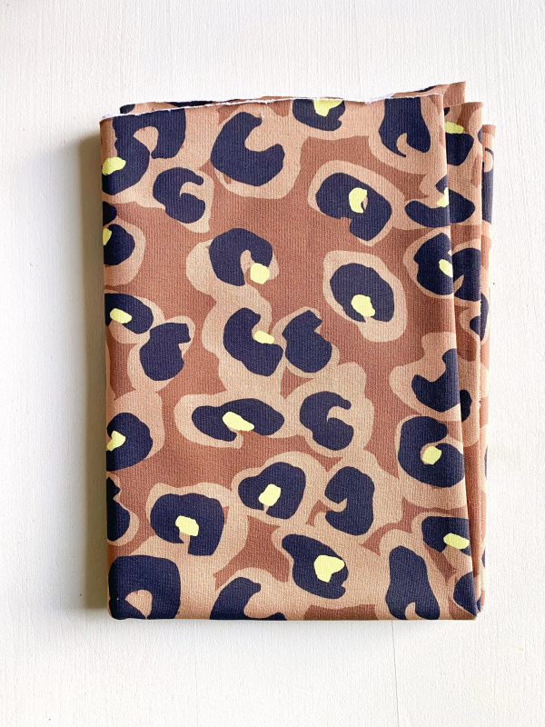 Coupon Leonardo Camel French Terry 49X145 cm