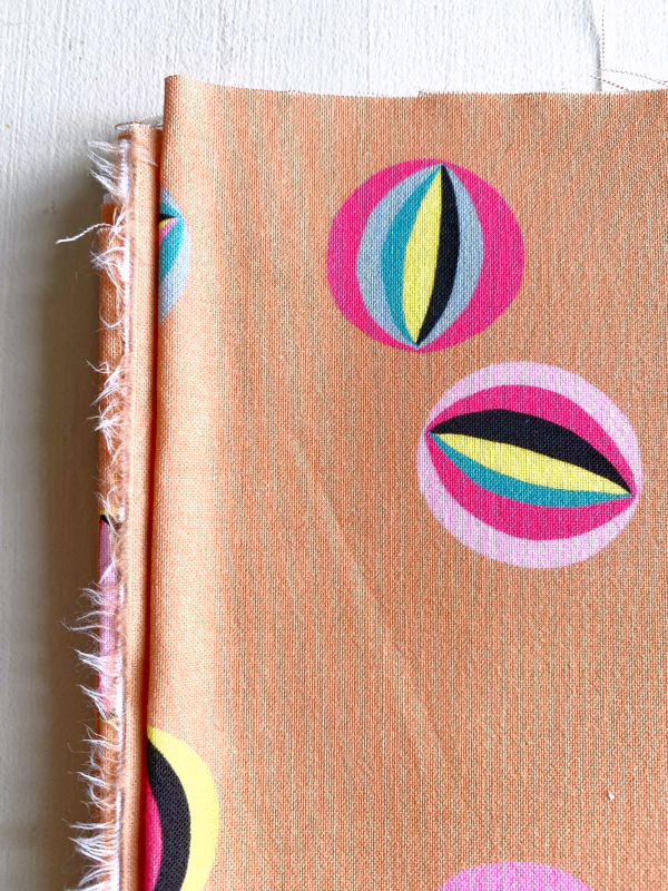 Coupon Les Billes Caramel Popeline 50X155 cm