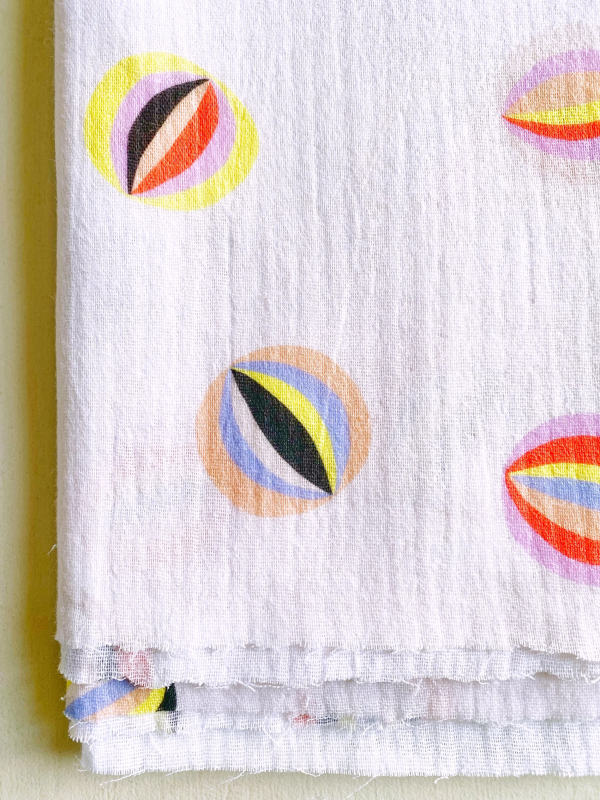 Coupon Les Billes Original Double Gaze 50X145 cm