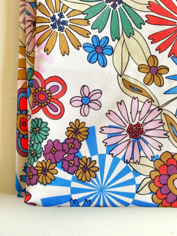 Coupon Retrolift Beige Popeline 50X155 cm