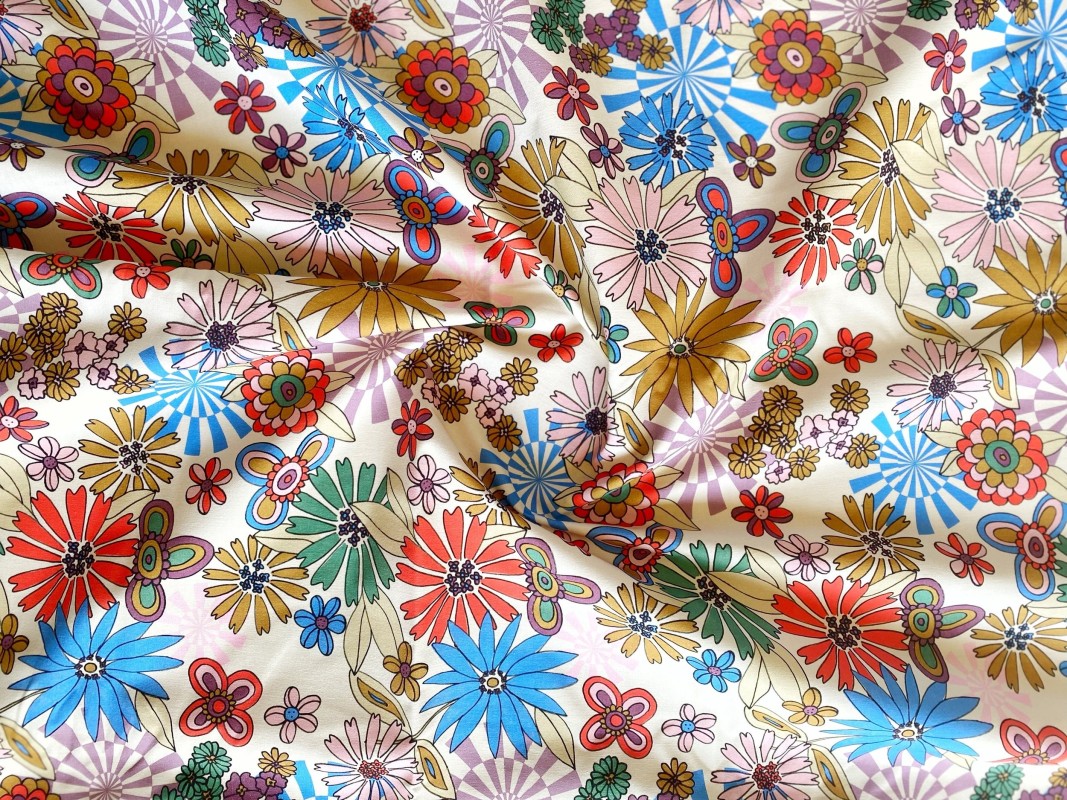 Coupon Retrolift Beige Popeline 50X155 cm