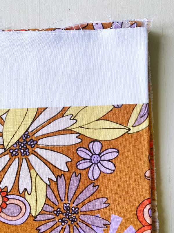 Coupon Retrolift Marron Popeline 50X155 cm