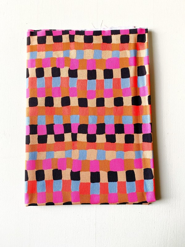 Coupon Squares Vif Popeline 50X155 cm