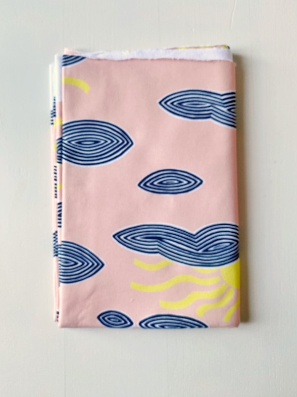 Coupon Subtil Sun French Terry 49X145 cm