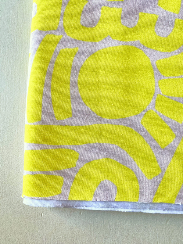 Coupon Dotty Keith Jaune Jersey 133X150 cm