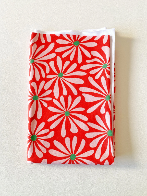 Coupon Flower Beach Rouge Jersey 69X150 cm