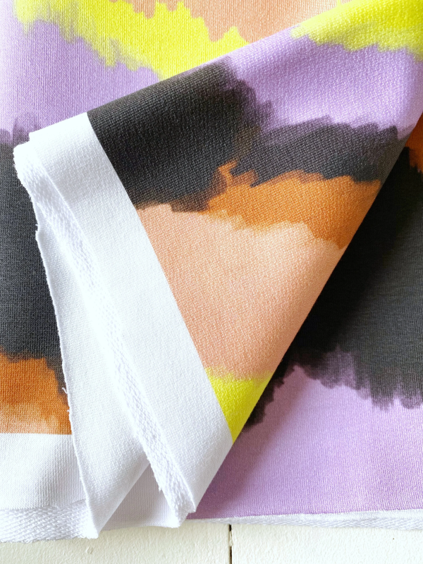 Coupon Frequences Marron French Terry 43X145 cm