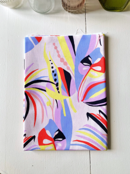 Coupon Tropical Bloc Popeline 130X155 cm