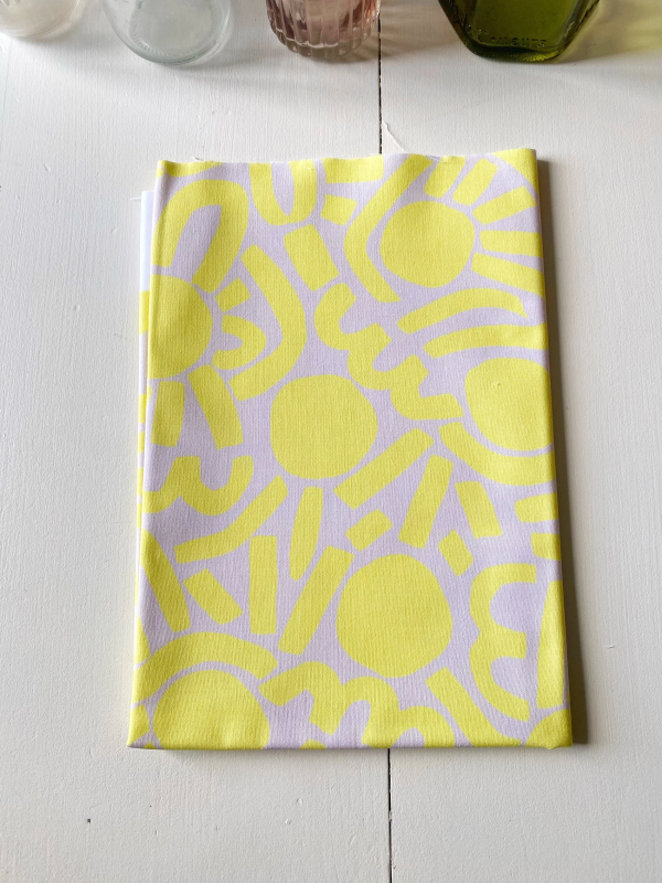Coupon Dotty Keith Jaune Popeline 90X155 cm