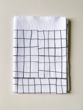 Coupon Grades Noir Et Blanc Popeline 50X155 cm