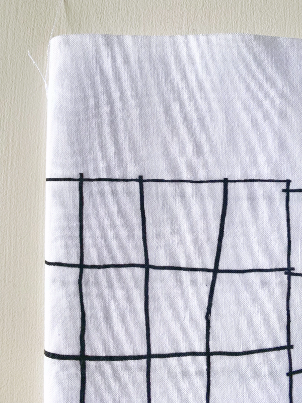 Coupon Grades Noir Et Blanc Popeline 50X155 cm