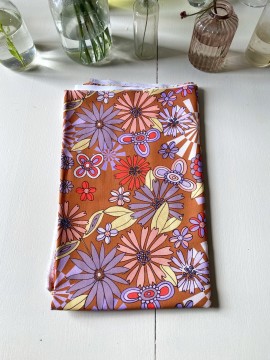 Coupon Retrolift Marron Popeline 60X155 cm