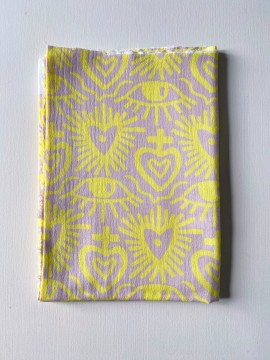 Coupon Exvoto Jaune Double Gaze 116X160 cm